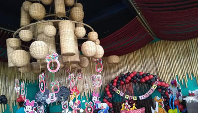 BAMBOOS RESTAURANT moradabad Wonderful décor bamboos work. 